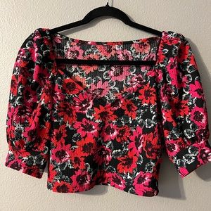Floral crop top